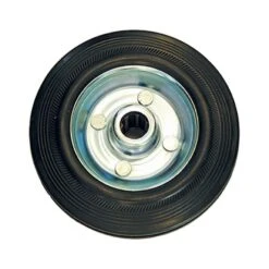 F.F. GROUP - Ρόδα Σκέτη Μαύρη ∅160mm