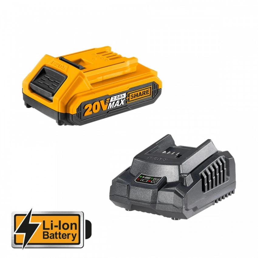 INGCO - CHTLI20461 Μπορντουροψάλιδο Μπαταρίας 20V Li-Ion (1x2.0Ah) 4 INGCO - CHTLI20461 Μπορντουροψάλιδο Μπαταρίας 20V Li-Ion (1x2.0Ah) - Image 2
