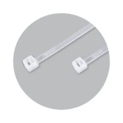 BENMAN - Δεματικά Καλωδίων Λευκά 300mmx4,8mm (100 τεμάχια)