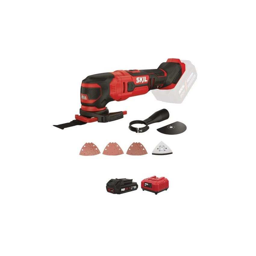 SKIL - 3620 CA Πολυεργαλείο Multi-Cutter Μπαταρίας 20V (1x2.5Ah) 3 SKIL - 3620 CA Πολυεργαλείο Multi-Cutter Μπαταρίας 20V (1x2.5Ah)