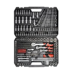 YATO - ΥΤ-38841 Καρυδάκια Κασετίνα CrV 1/2, 3/8, 1/4 - 216 Τεμάχια