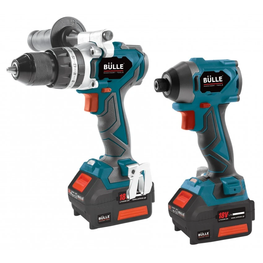 BULLE - Σετ Κρουστικό Δραπανοκατσάβιδο & Παλμικό Κατσαβίδι 18V (2x5.0Ah) 3 BULLE - Σετ Κρουστικό Δραπανοκατσάβιδο & Παλμικό Κατσαβίδι 18V (2x5.0Ah)