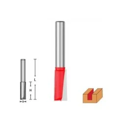 BENMAN - Φρέζα Αυλακώσεων Με Ρουλεμάν Οδηγό Μακριά, Στέλεχος 8mm