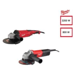 MILWAUKEE - AG 800 & AG 22 SET Γωνιακών Τροχών 800 W & 2200 W