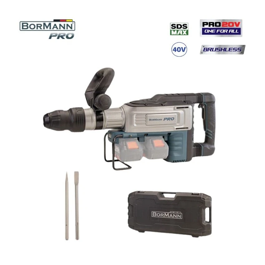 BORMANN PRO - BBP5320 Κατεδαφιστικό Πιστολέτο Μπαταρίας SDS-Max 40V (Solo) 3 BORMANN PRO - BBP5320 Κατεδαφιστικό Πιστολέτο Μπαταρίας SDS-Max 40V (Solo)
