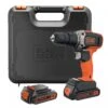 BLACK & DECKER - BCD003C2K-QW 18V Κρουστικό Δραπανοκατσάβιδο 2 Ταχυτήτων (2x1.5Ah)