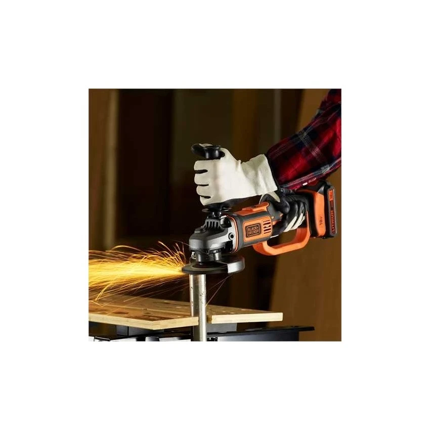 BLACK & DECKER - BCG720N-XJ Γωνιακός Τροχός 18V 125mm (Solo) 4 BLACK & DECKER - BCG720N-XJ Γωνιακός Τροχός 18V 125mm (Solo) - Image 2
