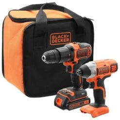 BLACK & DECKER - BCK21S1S-QW Σετ Κρουστικό Δραπανοκατσάβιδο + Παλμικό Κατσαβίδι 18V