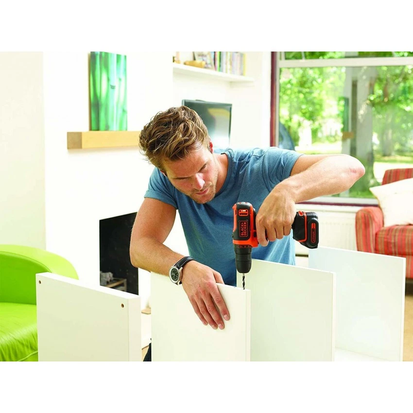 BLACK & DECKER - BDCDD12-QW Δραπανοκατσάβιδο Μπαταρίας 4 BLACK & DECKER - BDCDD12-QW Δραπανοκατσάβιδο Μπαταρίας - Image 2