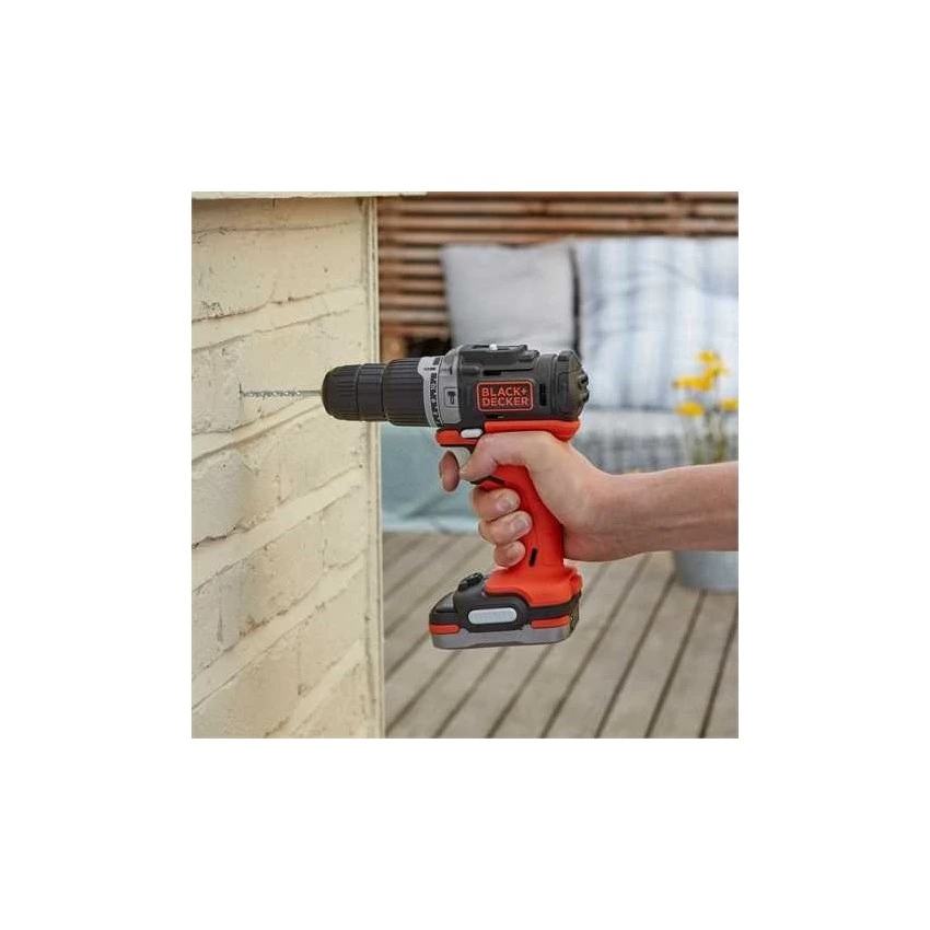 BLACK & DECKER - BDCHD12S1-XJ Κρουστικό Δραπανοκατσάβιδο Μπαταρίας 12V (1x1.5Ah) 4 BLACK & DECKER - BDCHD12S1-XJ Κρουστικό Δραπανοκατσάβιδο Μπαταρίας 12V (1x1.5Ah) - Image 2