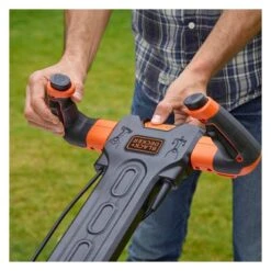 BLACK & DECKER - BEMW461ES-QS Ηλεκτρική Χλοοκοπτική Μηχανή 34cm 1400W -Ergalia Κατάστημα bemw461es qs 34cm 1400w 2