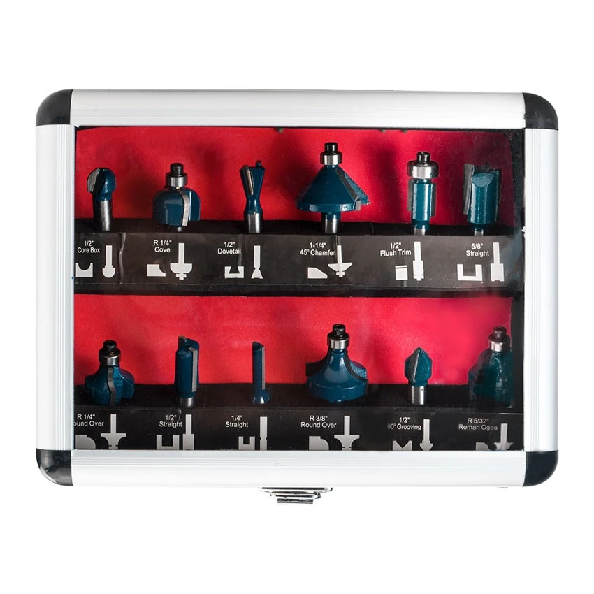 BORMANN PRO - BHT1620 Σετ Φρέζες Ρούτερ 8mm - 12 Τεμάχια 4 BORMANN PRO - BHT1620 Σετ Φρέζες Ρούτερ 8mm - 12 Τεμάχια - Image 2