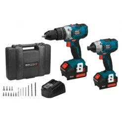 BULLE - Set Κρουστικό Δραπανοκατσάβιδο + Παλμικό Κατσαβίδι 18V (2x4.0Ah)