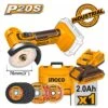 INGCO - CAGLI76012 Μίνι Τροχός Κοπής Μπαταρίας 76mm 20V (1x2.0Ah) -Ergalia Κατάστημα cagli76012 76mm 20v 1x20ah