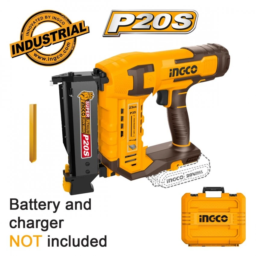 INGCO - CBNLI3603 Καρφωτικό Μπαταρίας με Ακέφαλα Καρφιά 20V (Solo) - 3600 Τεμάχια 3 INGCO - CBNLI3603 Καρφωτικό Μπαταρίας με Ακέφαλα Καρφιά 20V (Solo) - 3600 Τεμάχια