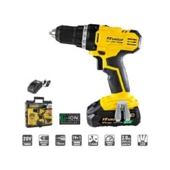 F.F. GROUP - CDD/35 20V PLUS Δραπανοκατσάβιδο Μπαταρίας 20V (1x2.0Ah)