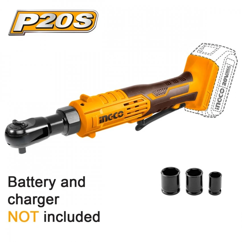 INGCO - CDRLI2060151 Καστάνια Μπαταρίας 3/8" 20V (Solo) 4 INGCO - CDRLI2060151 Καστάνια Μπαταρίας 3/8" 20V (Solo) - Image 2