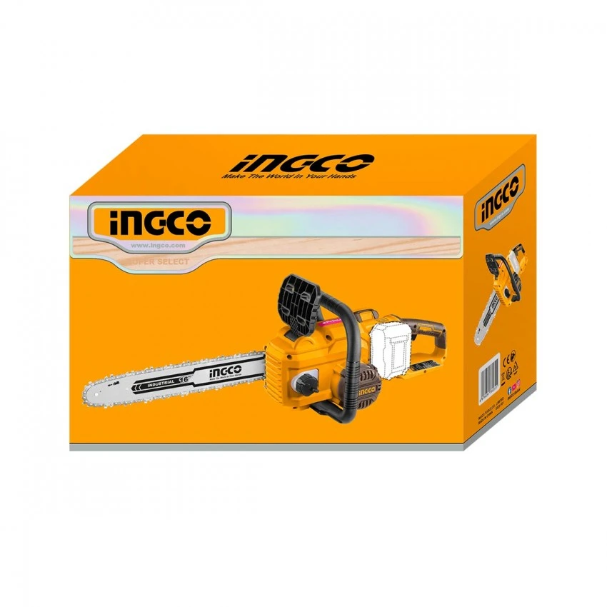 INGCO - CGSLI40168 Αλυσοπρίονο Μπαταρίας 2x20V (Solo) 4 INGCO - CGSLI40168 Αλυσοπρίονο Μπαταρίας 2x20V (Solo) - Image 2