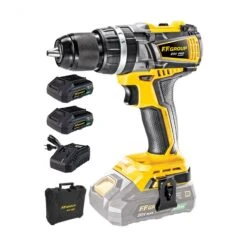 F.F. GROUP - CHD/60-BL 20V PRO Κρουστικό Δραπανοκατσάβιδο Μπαταρίας 20V (2x4.0Ah)