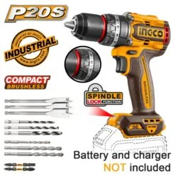 INGCO - CIDLI209681 Κρουστικό Δραπανοκατσάβιδο Compact Μπαταρίας 20V (Solo)