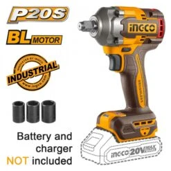 INGCO - CIWLI20401 Μπουλονόκλειδο Κρουστικό Μπαταρίας 20V (Solo)