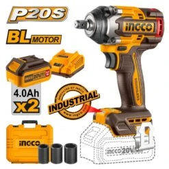 INGCO - CIWLI2050 Κρουστικό Μπουλονόκλειδο Μπαταρίας 20V (2x4.0Ah)