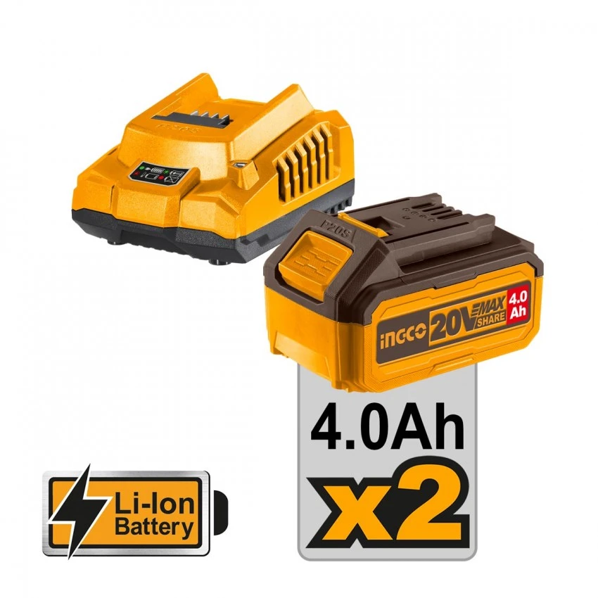 INGCO - CIWLI2085 Κρουστικό Μπουλονόκλειδο Μπαταρίας 20V (2x4.0Ah) 4 INGCO - CIWLI2085 Κρουστικό Μπουλονόκλειδο Μπαταρίας 20V (2x4.0Ah) - Image 2