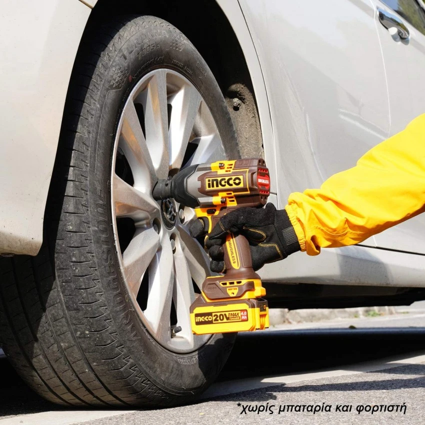 INGCO - CIWLI20851 Μπουλονόκλειδο Κρουστικό Μπαταρίας 850-1000 Nm 20V (Solo) 6 INGCO - CIWLI20851 Μπουλονόκλειδο Κρουστικό Μπαταρίας 850-1000 Nm 20V (Solo) - Image 4