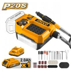 INGCO - CMGLI20011 Μίνι Δράπανο Μοντελισμού Μπαταρίας 20V (1x2.0Ah)