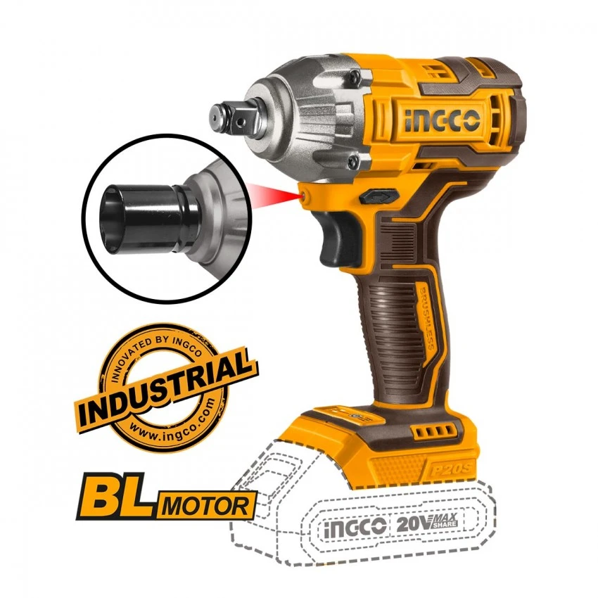 INGCO - COSLI230702 Σετ Εργαλεία Μπαταρίας 20V - 2 Τεμάχια (2x2.0Ah) 5 INGCO - COSLI230702 Σετ Εργαλεία Μπαταρίας 20V - 2 Τεμάχια (2x2.0Ah) - Image 3