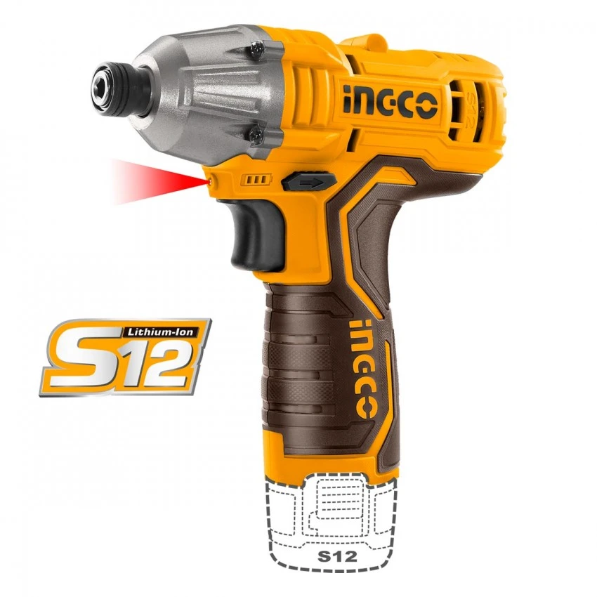 INGCO - COSLI240205E Σετ Δραπανοκατσάβιδο 0.8-10mm & Παλμικό Κατσαβίδι 1/4" & Mixer Χειρός Μπαταρίας 12V (2x1.5Ah) 5 INGCO - COSLI240205E Σετ Δραπανοκατσάβιδο 0.8-10mm & Παλμικό Κατσαβίδι 1/4" & Mixer Χειρός Μπαταρίας 12V (2x1.5Ah) - Image 3