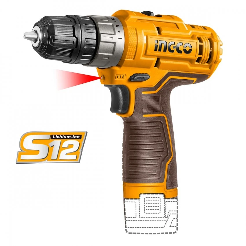 INGCO - COSLI240205E Σετ Δραπανοκατσάβιδο 0.8-10mm & Παλμικό Κατσαβίδι 1/4" & Mixer Χειρός Μπαταρίας 12V (2x1.5Ah) 6 INGCO - COSLI240205E Σετ Δραπανοκατσάβιδο 0.8-10mm & Παλμικό Κατσαβίδι 1/4" & Mixer Χειρός Μπαταρίας 12V (2x1.5Ah) - Image 4