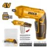 INGCO - CSDLI0442 Σετ Κατσαβίδι Μπαταρίας 4V με Ενσωματομένη Μπαταρία USB Type-C - 19 Τεμάχια -Ergalia Κατάστημα csdli0442 4v usb type c 19
