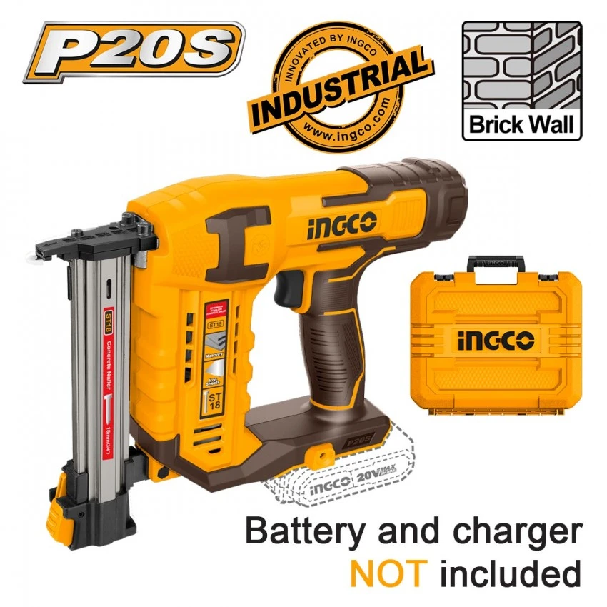INGCO - CSTLI3805 Καρφωτικό Τοίχου Μπαταρίας 20V (Solo) 3 INGCO - CSTLI3805 Καρφωτικό Τοίχου Μπαταρίας 20V (Solo)