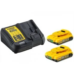 DEWALT - DCB115D2-QW Πολυφορτιστής 10.8-18V με 2 X 2.0Αh