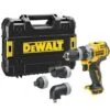DEWALT - DCD703NT-XJ Κρουστικό Δραπανοκατσάβιδο Μπαταρίας με 4 Κεφαλές 12V (Solo) -Ergalia Κατάστημα dcd703nt xj