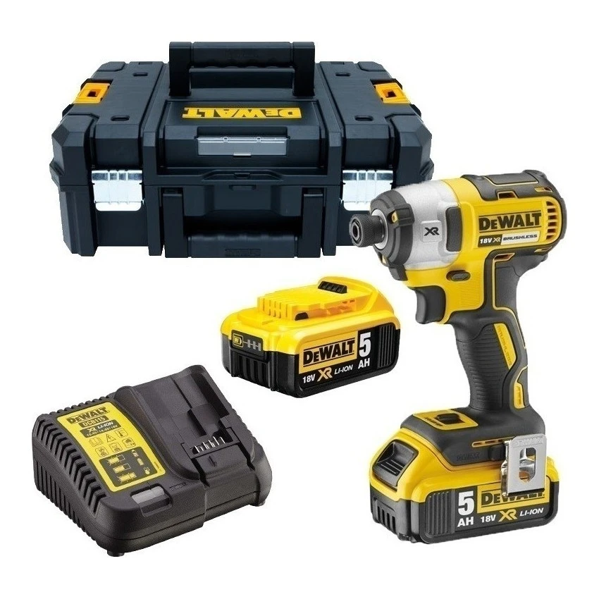 DEWALT - DCF887P2-QW Κατσαβίδι Παλμικό Κόμπακτ 400 W DW 2 XR LI-ION 5.0A "BL" 18V 3 DEWALT - DCF887P2-QW Κατσαβίδι Παλμικό Κόμπακτ 400 W DW 2 XR LI-ION 5.0A "BL" 18V