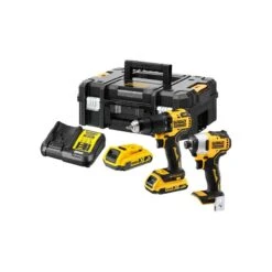 DEWALT - DCK2062D2T-QW 18V XR Brushless Σετ Εργαλείων Μπαταρίας (2x2Ah)