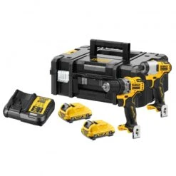 DEWALT - DCK2110L2T-QW Δραπανοκατσάβιδο + Παλμικό Κατσαβίδι 12V