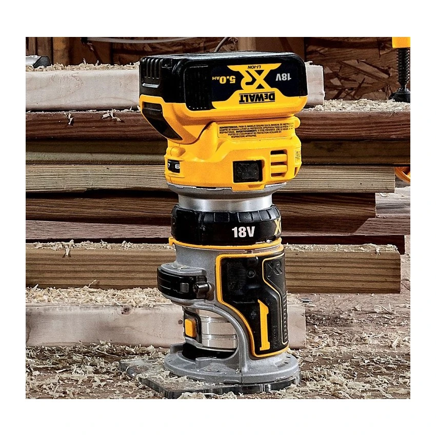 DEWALT - DCW600N-XJ Ρούτερ Σταθερής Βάσης 18V (Solo) 4 DEWALT - DCW600N-XJ Ρούτερ Σταθερής Βάσης 18V (Solo) - Image 2