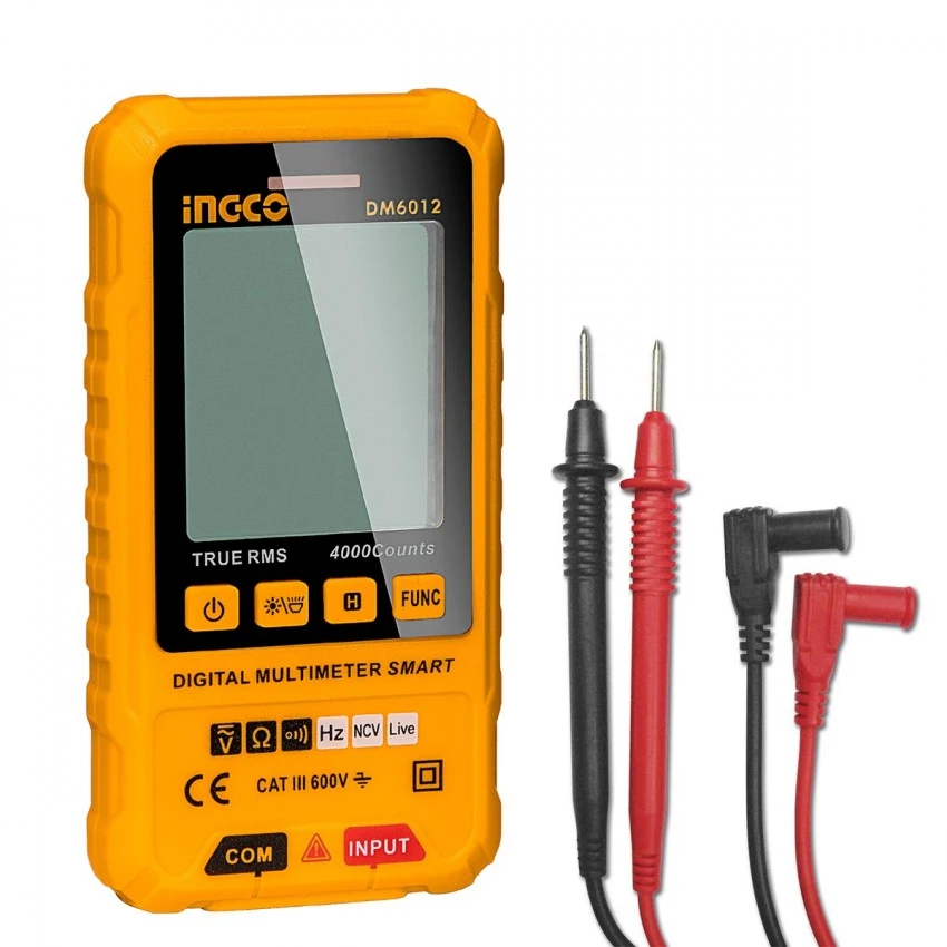 INGCO - DM6012 Ψηφιακό Πολύμετρο AC/DC 600V 3 INGCO - DM6012 Ψηφιακό Πολύμετρο AC/DC 600V