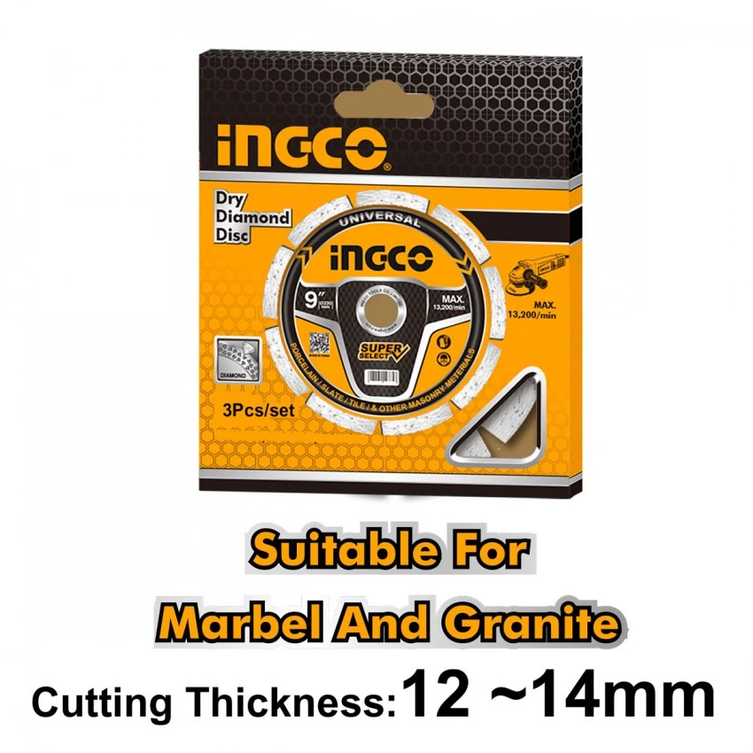 INGCO - DMD0123023 Διαμαντόδισκος Δομικών 230mm 4 INGCO - DMD0123023 Διαμαντόδισκος Δομικών 230mm - Image 2