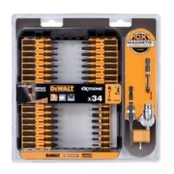 DEWALT - DT70606T-QZ Set Μύτες Βιδώματος και Μαγνητικός Αντάπτορας 34 τμχ
