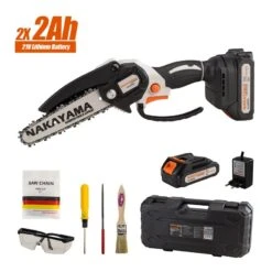 NAKAYAMA - EC1050 Κλαδευτικό Αλυσοπρίονο Μπαταρίας Brushless 21V (2x2Ah)