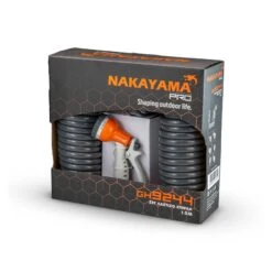 NAKAYAMA PRO - GH9244 Σετ Πιστόλι Ποτίσματος & Λάστιχο Σπιράλ 15m -Ergalia Κατάστημα gh9244 15m 2