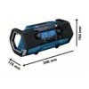 BOSCH - GPB 18V-2 SC Ραδιόφωνο Μπαταρίας 18V (Solo) 2 BOSCH - GPB 18V-2 SC Ραδιόφωνο Μπαταρίας 18V (Solo) -Ergalia Κατάστημα gpb 18v 2 sc