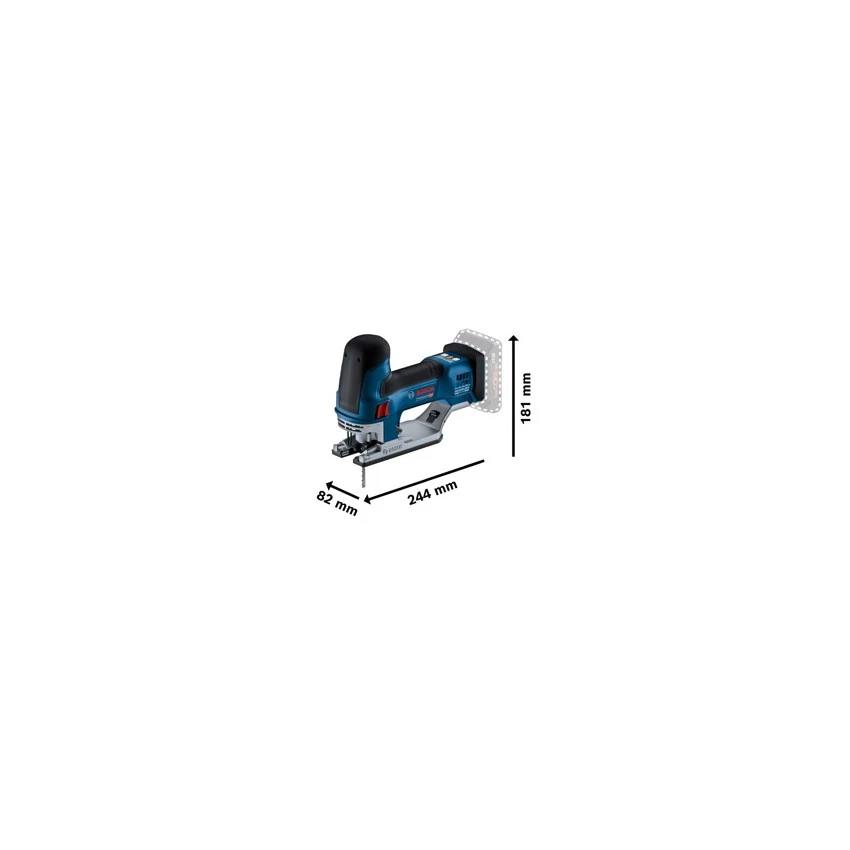 BOSCH - GST 18V-155 SC Σέγα Μπαταρίας 18V (Solo) 4 BOSCH - GST 18V-155 SC Σέγα Μπαταρίας 18V (Solo) - Image 2