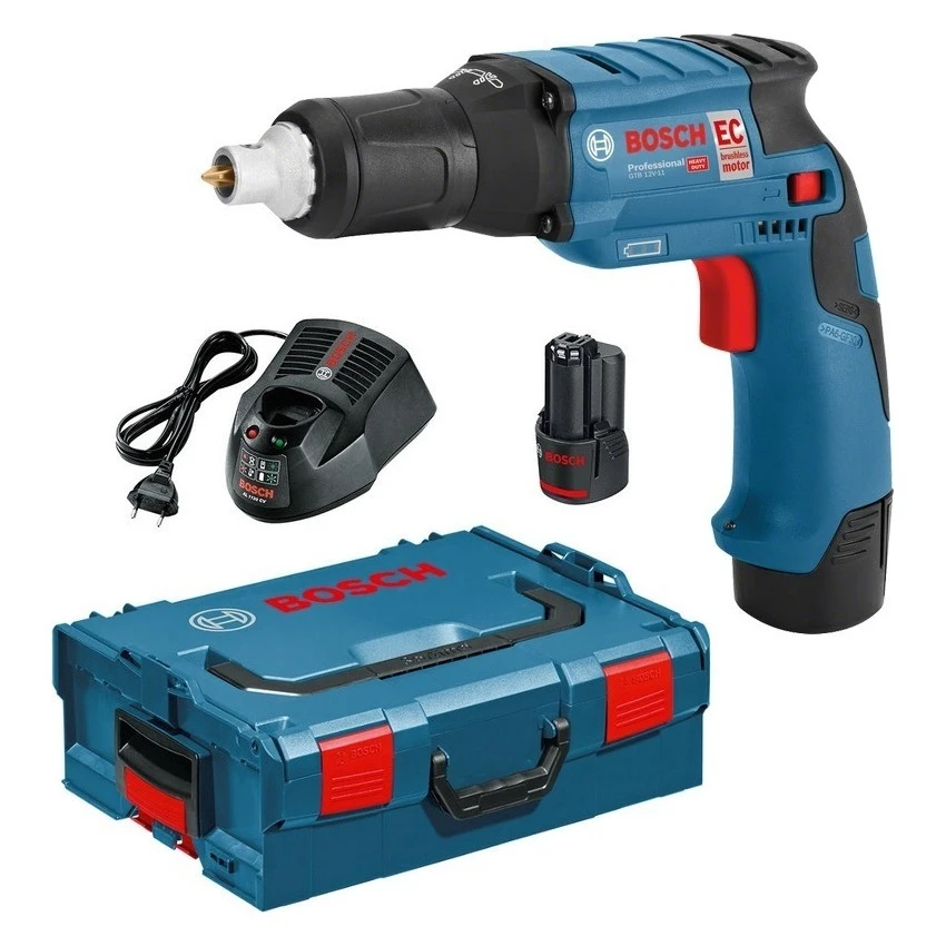 BOSCH - GTB 12V-11 Κατσαβίδι Γυψοσανίδων Μπαταρίας (2x3.0Ah) 3 BOSCH - GTB 12V-11 Κατσαβίδι Γυψοσανίδων Μπαταρίας (2x3.0Ah)