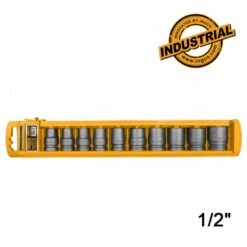 INGCO - HKISSD12101 Σετ Καρυδάκια Αέρος 1/2" 10-24mm - 10 Τεμάχια