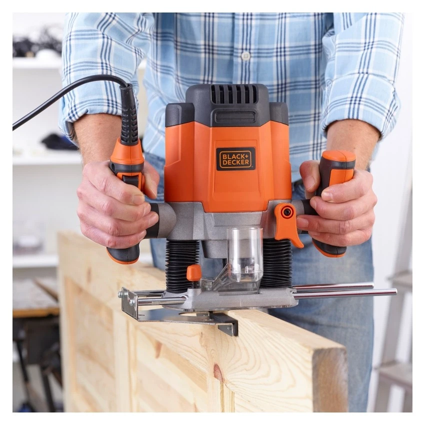 BLACK & DECKER - KW1200E-QS Βυθιζόμενο Ρούτερ 1200W 5 BLACK & DECKER - KW1200E-QS Βυθιζόμενο Ρούτερ 1200W - Image 3